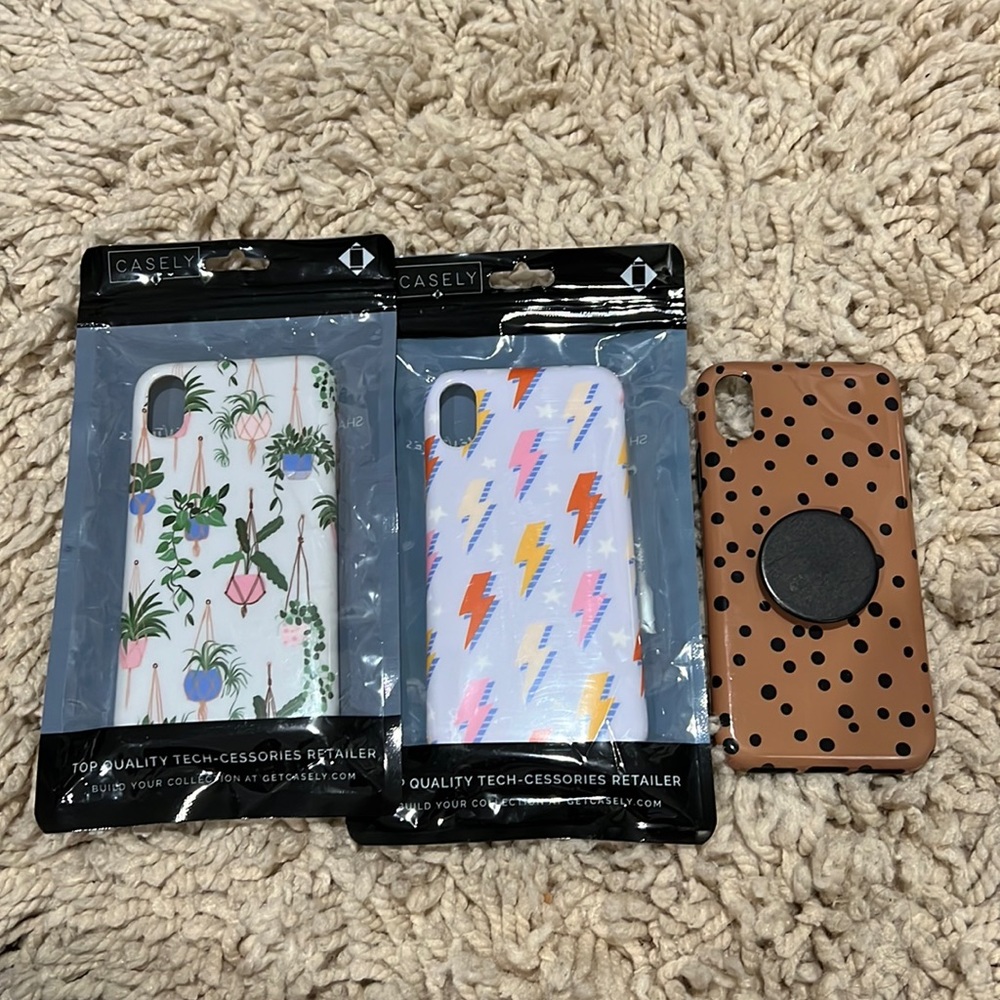 Lot of Casely IPhone cases